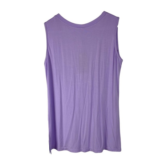 Lavender V Neck Tank Top Size Large - Picture 2 of 7